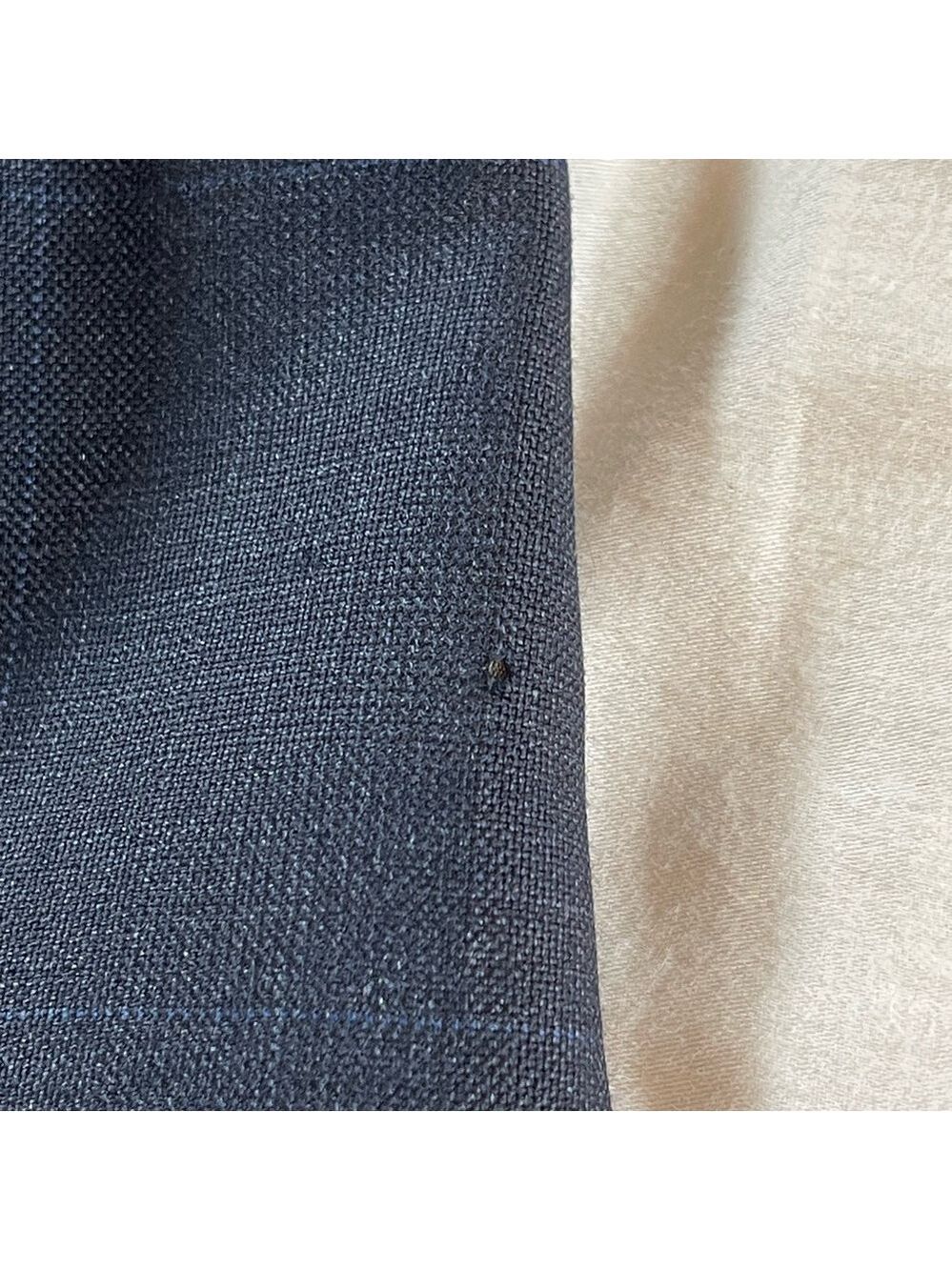 Lauren Ralph Lauren Mens 100% Wool Suit Jacket Blazer Size 48R Two Button Black - Picture 15 of 15
